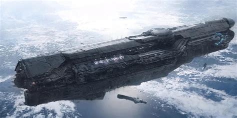 Does anyone else get fascinated by the UNSC ships throughout the games ...