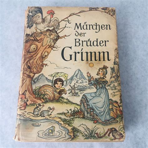 Brothers Grimm Fairy Tales Book German Language 1937 Marchen | Etsy