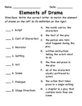 Elements of Drama Activities (NO PREP) by The Adventure Called Teaching