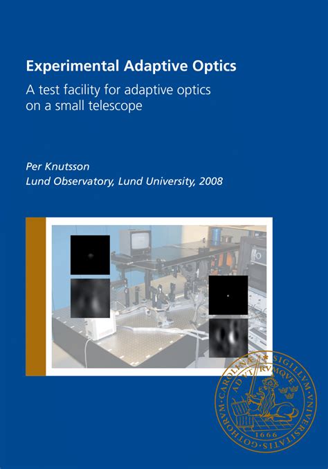 (PDF) Experimental adaptive optics : a test facility for adaptive optics on a small telescope