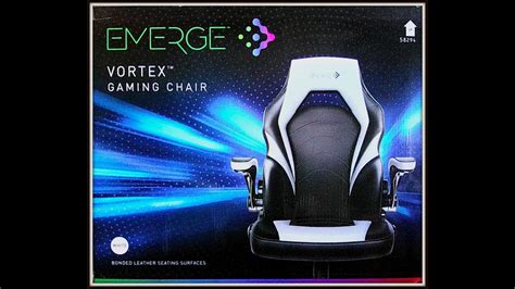 Emerge Vortex Gaming Chair - Unboxing and Assembly - About 40 minutes ...