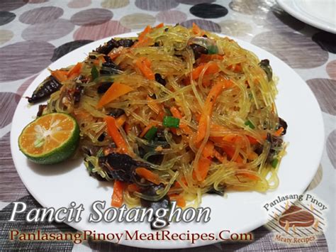 Pancit Sotanghon Recipe | Panlasang Pinoy Meaty Recipes