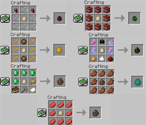 I made crafting recipes for 7 different spawn eggs! Give me more spawn egg ideas in the comments ...