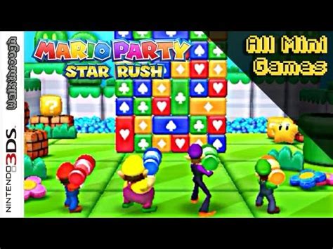 Mario Party Star Rush All Minigames - fasrci