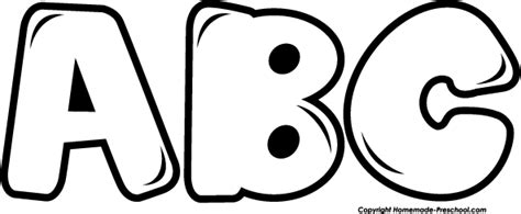 Collection of Abcs PNG Black And White. | PlusPNG