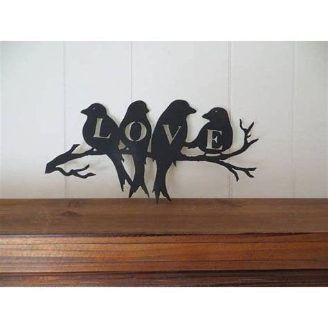 Love Birds on a Branch Metal Wall Art - Home Decor - Cascade Manufacturing