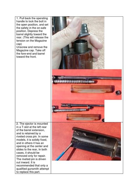 Browning auto-5 Disassembly Guide | Firearms | Projectile Weapons