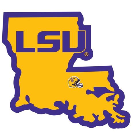 NCAA LSU Tigers Home State Decal Auto Car Window Vinyl Sticker for sale online | eBay