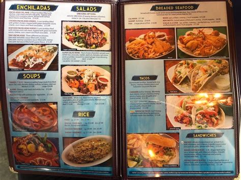 Menu at Vida Mariscos pub & bar, Katy