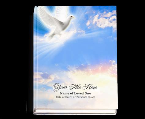 Peace Perfect Bind Personalized Funeral Guest Book – The Funeral Program Site