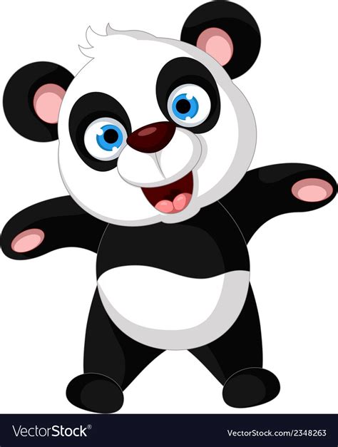 Panda Dancing Cartoon Clipart Vector Friendlystock Cartoon Clip Art ...