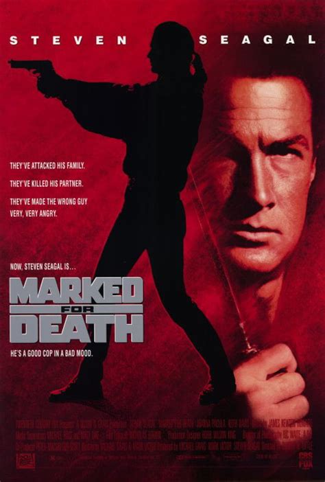 Marked For Death (1990) 27x40 Movie Poster - Walmart.com