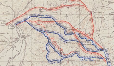 Verdun Front Line Progression Battle Map – Battle Archives