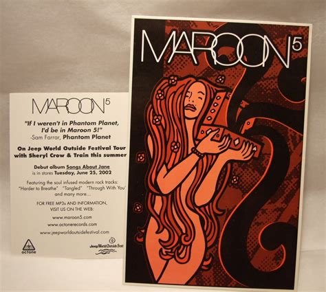 Maroon 5 Songs About Jane Album Cover Art Official Promo