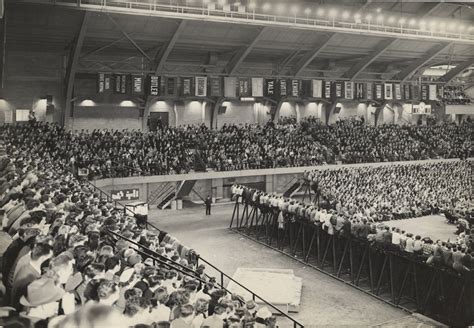 On the Banks of the Red Cedar| Packed crowd at Jenison Fieldhouse, date unknown