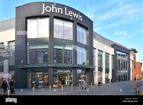 John Lewis department store entrance & display windows Chelmsford Stock ...