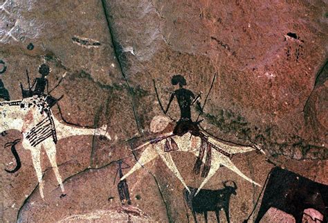 The Ennedi Massif, prehistoric rock art showing camel riding, Explore Chad - Explore Chad