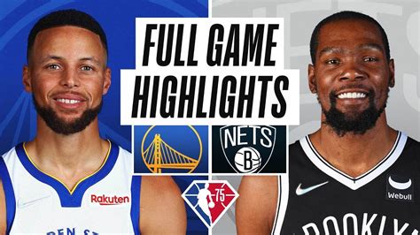 WARRIORS at NETS | FULL GAME HIGHLIGHTS | November 16, 2021 - YouTube