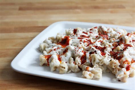 Vegan Manti With Yogurt Sauce - Cheap And Cheerful Cooking