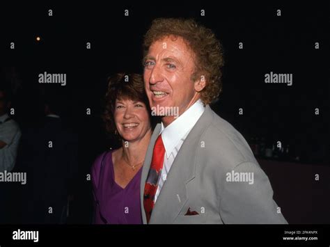 Gene Wilder and Karen Boyer Circa 1995 Credit: Ralph Dominguez/MediaPunch Stock Photo - Alamy