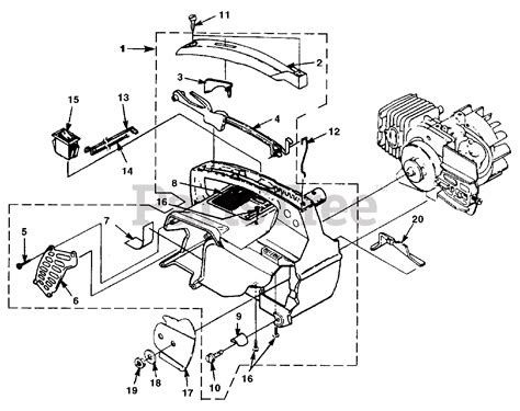 Homelite UT-10694-D - Homelite Super 2 XL Chainsaw Engine Housing Parts Lookup with Diagrams ...