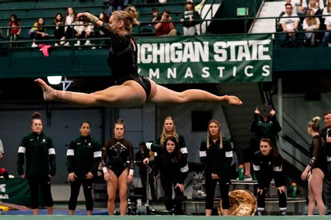 Michigan State gymnastics breaks season-high, still not enough to beat ...