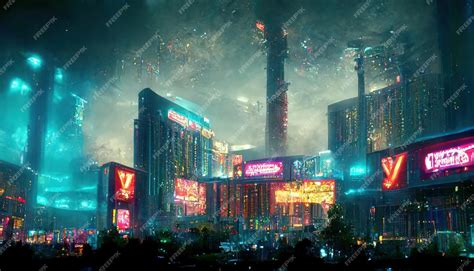 Premium Photo | Cyberpunk las vegas, hype realistic, hd, trending on ...