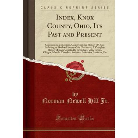 Index, Knox County, Ohio, Its Past and Present : Containing a Condensed, Comprehensive History ...