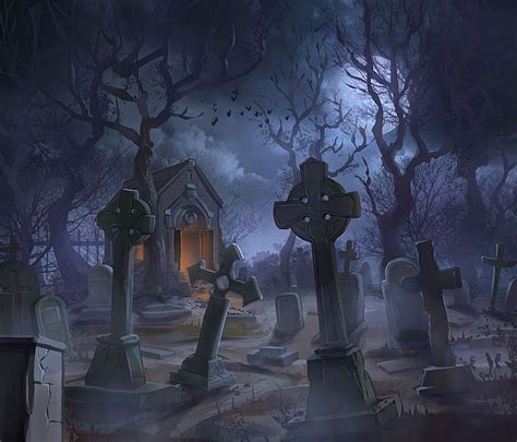 graveyard by madtom86 on DeviantArt | Halloween artwork, Dark fantasy art, Horror art