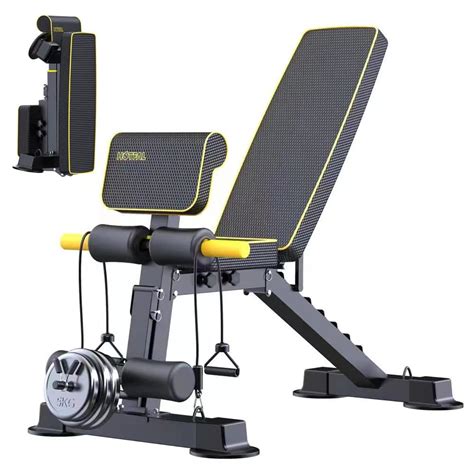 Adjustable Weight Bench,Utility Strength Training Bench Load 650 lbs ...