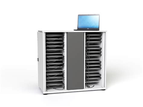 Chromebook charging station cabinet for 16 to 32 Chromebooks