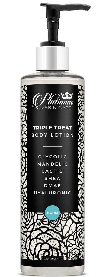 Platinum Skin Care Triple Treat Body Lotion ingredients (Explained)