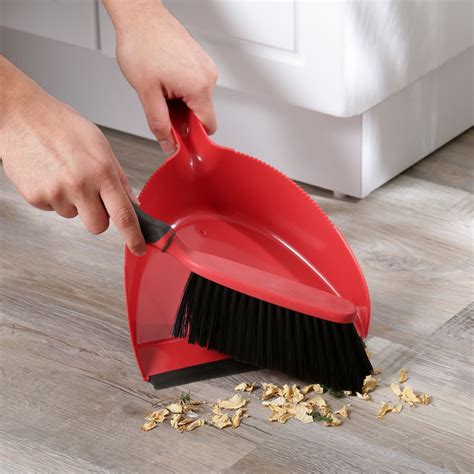 Great Value Dust Broom & Pan, Red - Walmart.com