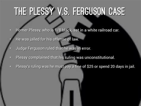 Plessy v.s. Ferguson by Yonit Krebs