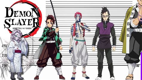 Demon Slayer Size Comparison | Character Heights - YouTube