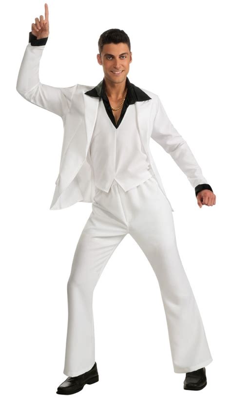 Saturday Night Fever John Travolta Suit Halloween Fancy Dress Costume ...