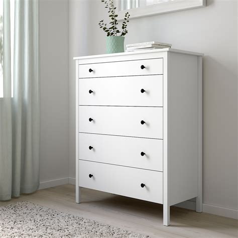 KOPPANG Chest of 5 drawers, white, 90x114 cm - IKEA