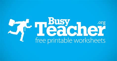 BusyTeacher: Free Printable Worksheets For Busy English Teachers - CubeForTeachers - Cube For ...