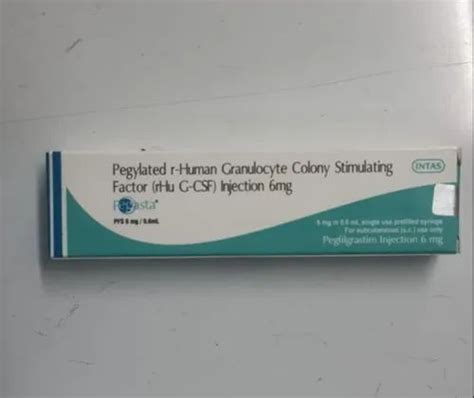 Pegylated R-Human Granulocyte Colony Stimulating Factor(Rhu G-Csf) Injection 6 Mg at Rs 2530 ...