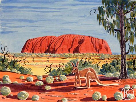 Uluru (Ayers Rock) by Peter Taylor Tjutjatja from Alice Springs, Central Australia created a 48 ...