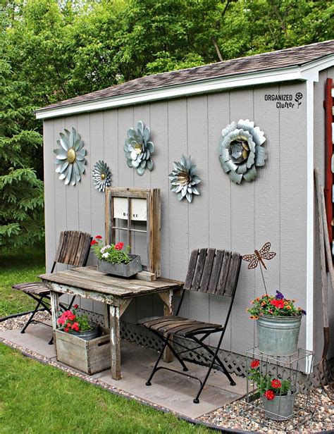 Outdoor Junk Garden Shed Decor organizedclutter.net Diy Garden, Garden ...