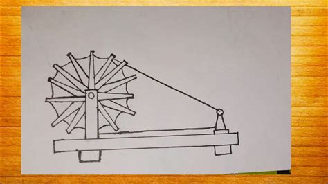 Charkha drawing easy|How to draw Charkha|Gandhi jayanti pencil drawing|Gandhi charkha|Spinning ...