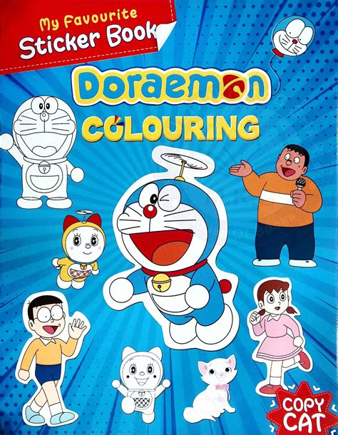 My Favorite Sticker Book Doraemon Coloring Copycat By Kidbiz - Pak Army Ranks