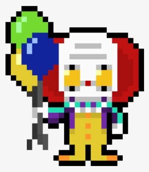 Pennywise 8bit - Penny Wise Pixel Art PNG Image | Transparent PNG Free ...