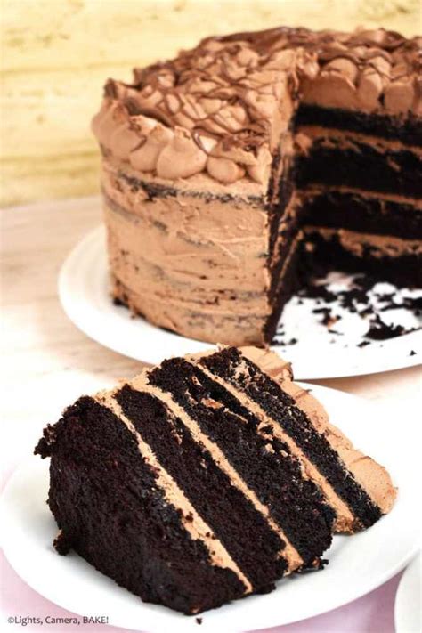 Nutella Chocolate Cake - Lights, Camera, BAKE! | Addictive Baking ...