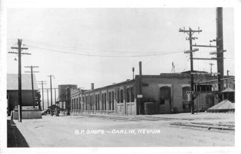 CARLIN NV S.P. (SOUTHERN PACIFIC) RAILROAD SHOPS RPPC POSTCARD | eBay