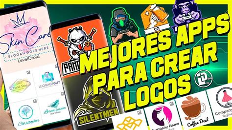 Las MEJORES APLICACIONES para CREAR LOGOS desde tu MÓVIL Fácil y Rápido! - APPS PARA HACER ...