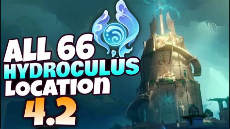 All 66 Hydroculus Location Fontaine 4.2 | Genshin Impact - YouTube