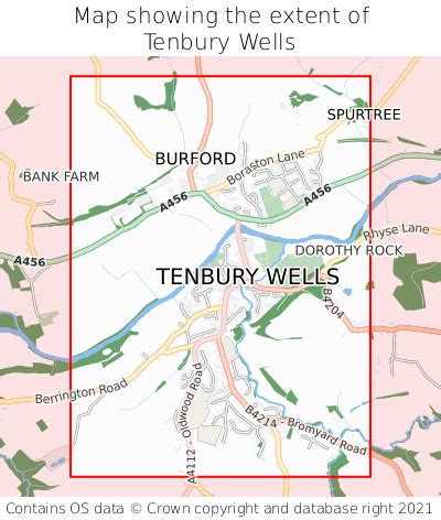 Where is Tenbury Wells? Tenbury Wells on a map