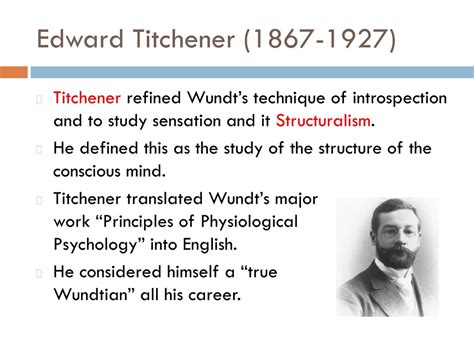 PPT - Chapter 5 – edward titchener and hugo munsterberg PowerPoint ...